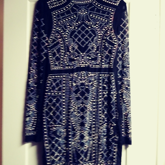 Beautiful Black dress with rhinestones - Picture 1 of 2